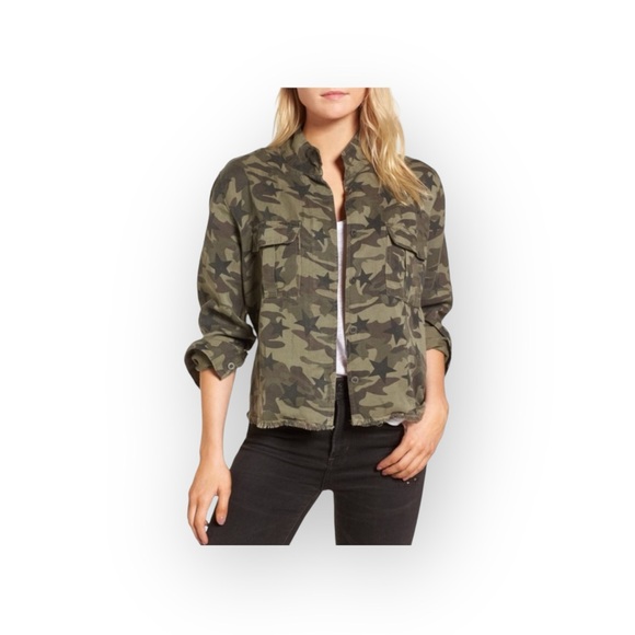 new Rails ✪ Star Camo Print Military Field Utility Jacket ✪ Army Camo Green ✪ XS - Picture 8 of 16